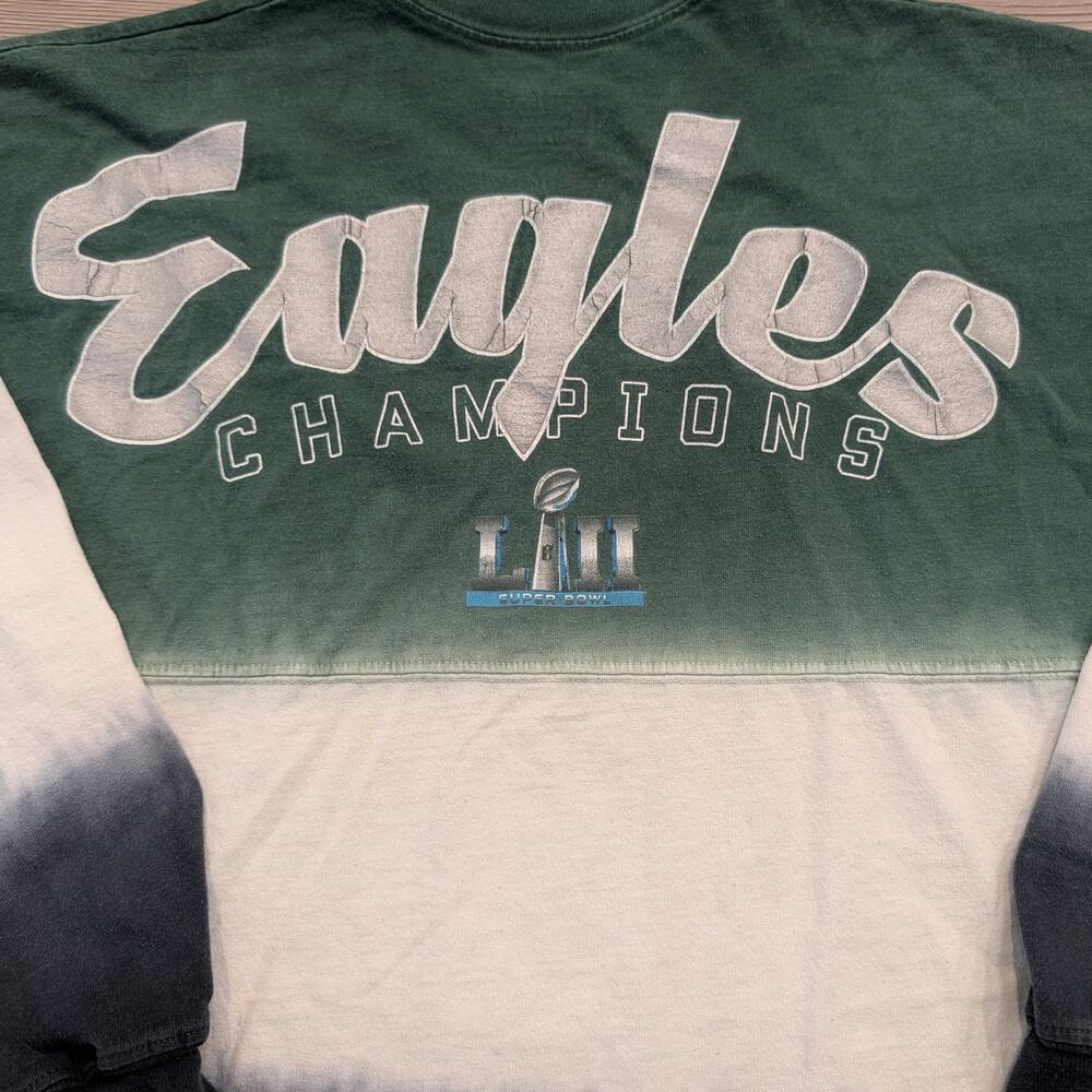 2018 Philadelphia Eagles Champions Longsleeve Spirit Jersey - Picture 3 of 6